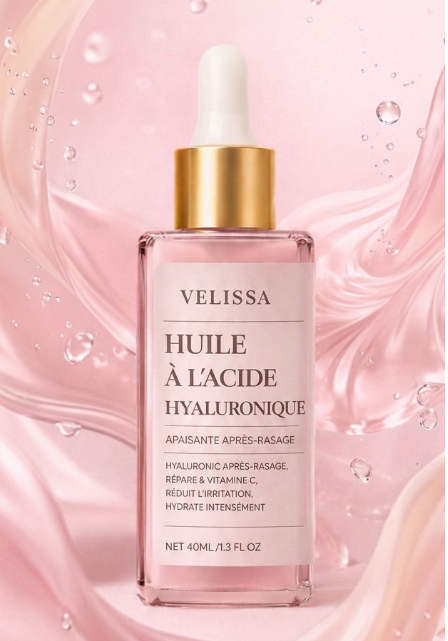 Huile à l'acide hyaluronique senteur fraise-vanille